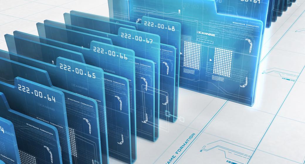 Illustration of a digital archive 